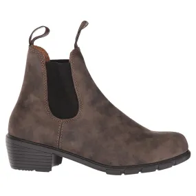 1677 Water-Resistant Leather Women's Heeled Chelsea Boots