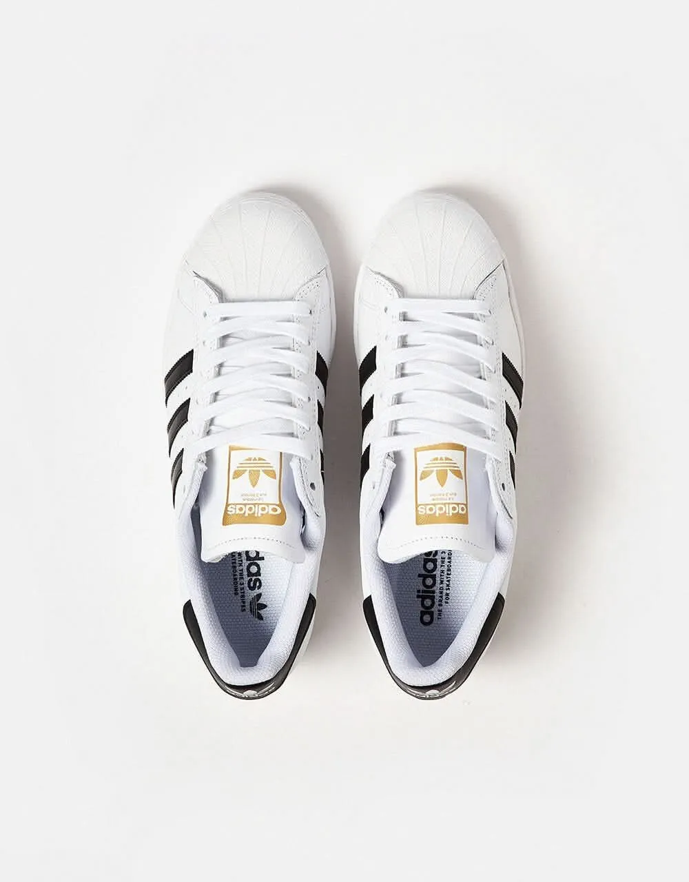 adidas Superstar ADV Skate Shoes - White/Core Black/White