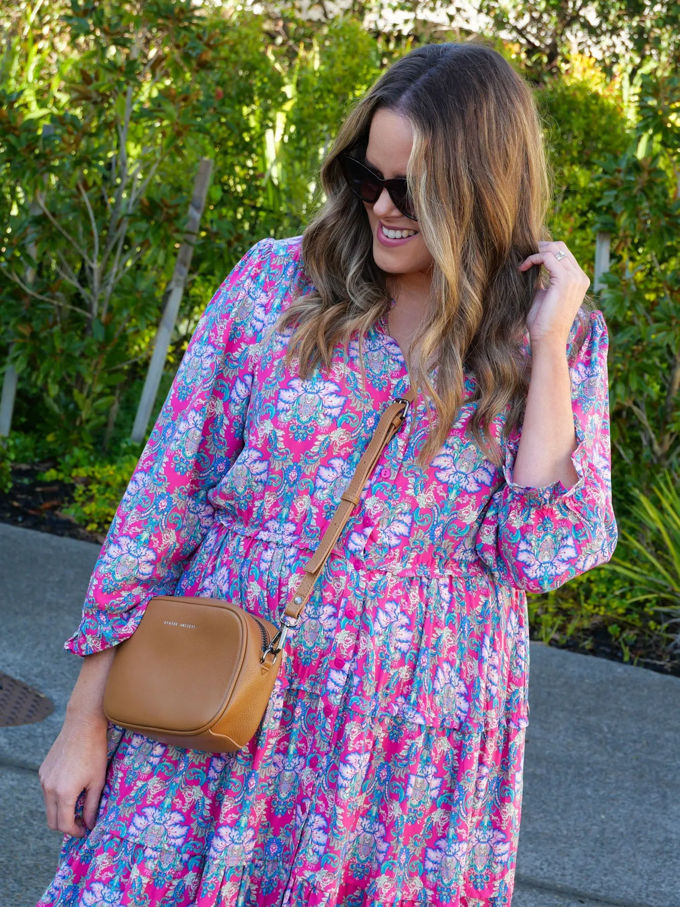 Boho Australia Tatiana Dress Pink Floral