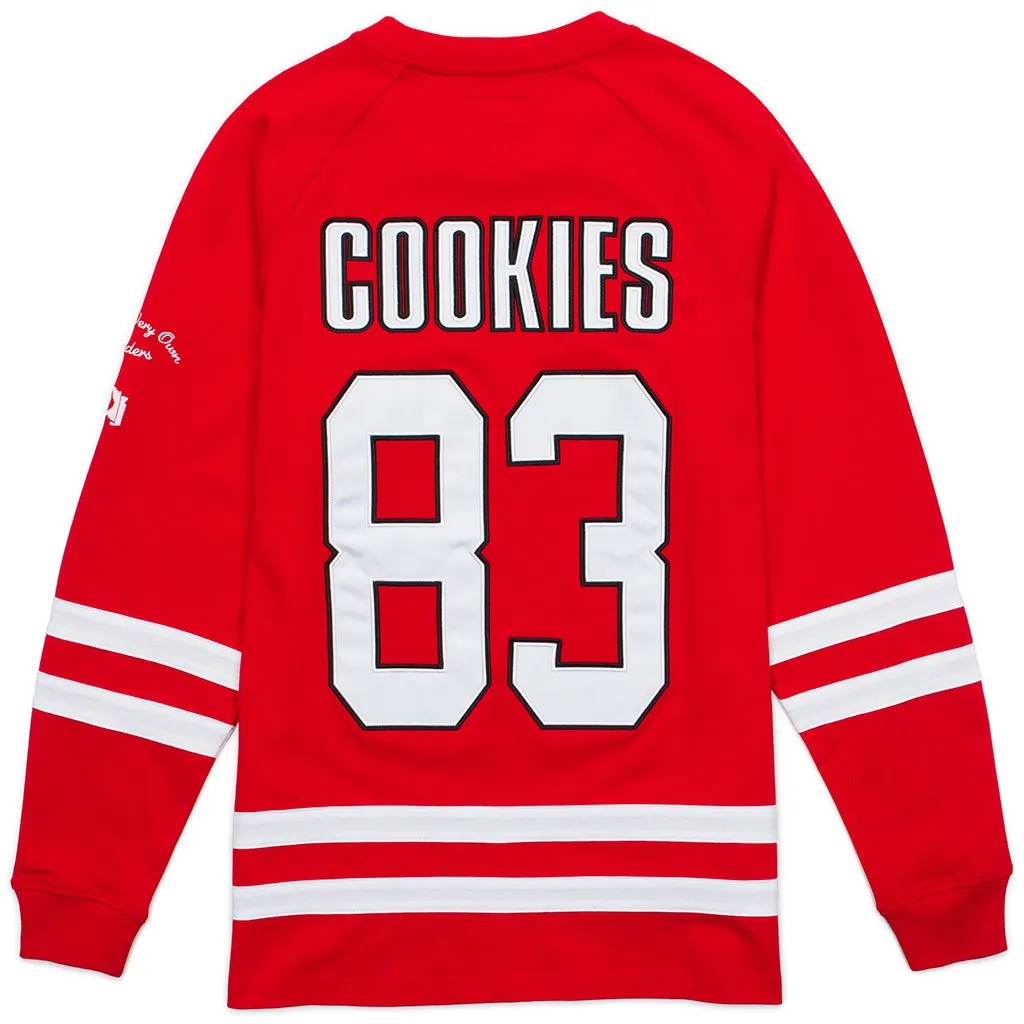 Cookies - Men - Crusaders LS Knit Hockey Jersey - Red