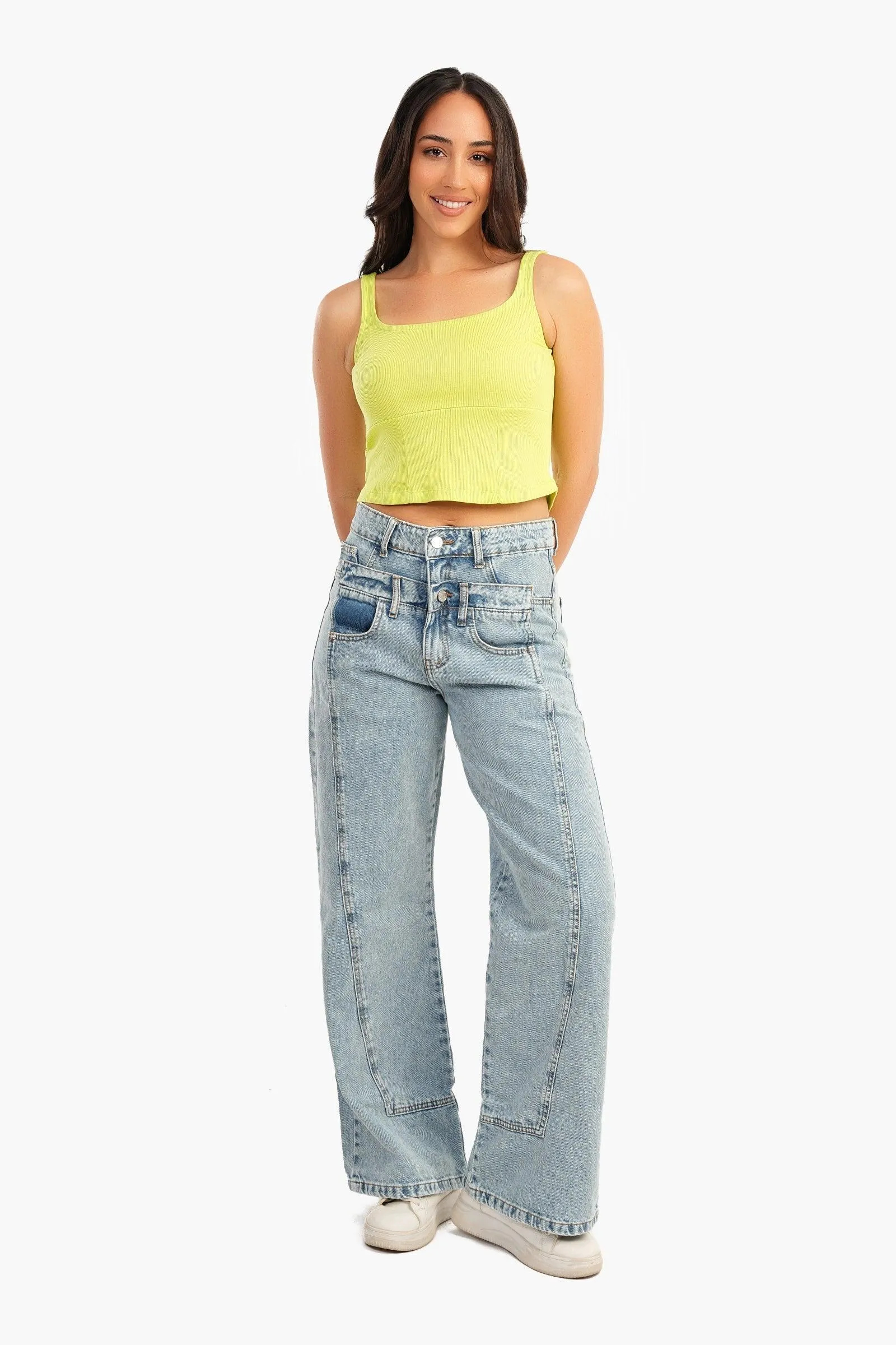 Cropped Ribbed Top