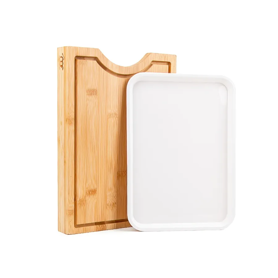 Drevo Cutting Board with Pullout Tray