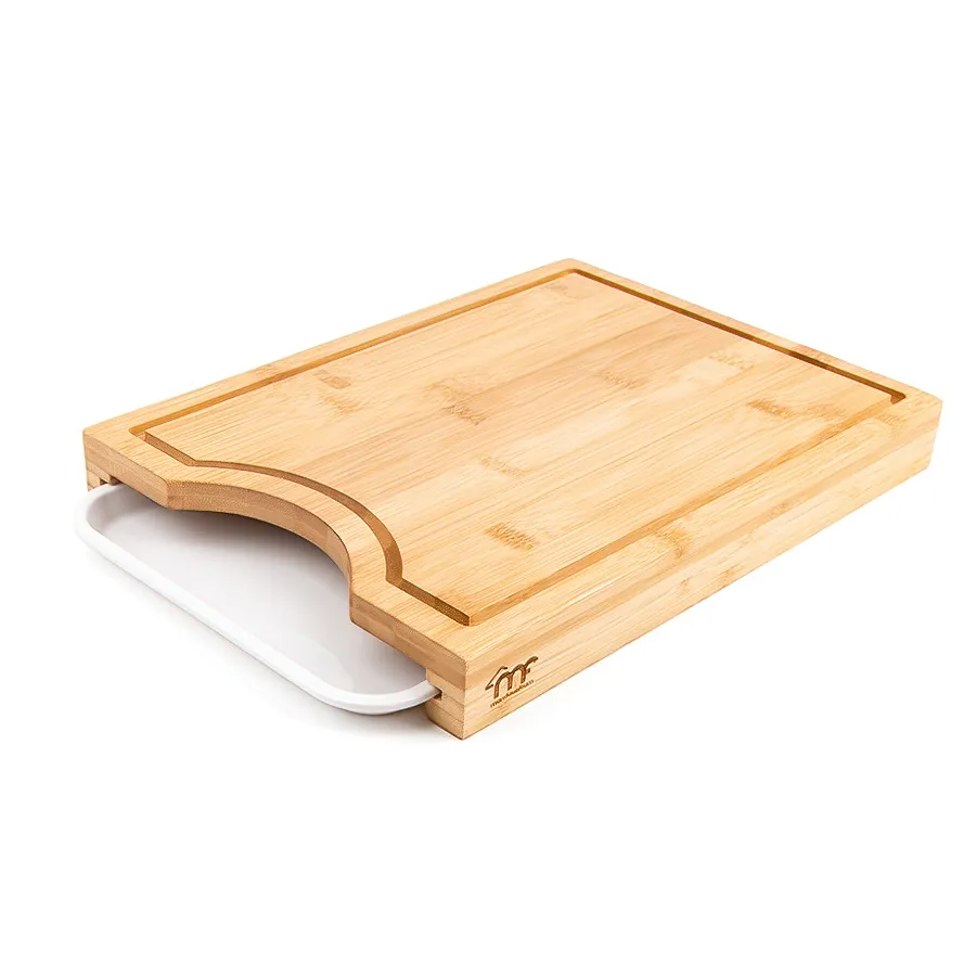 Drevo Cutting Board with Pullout Tray