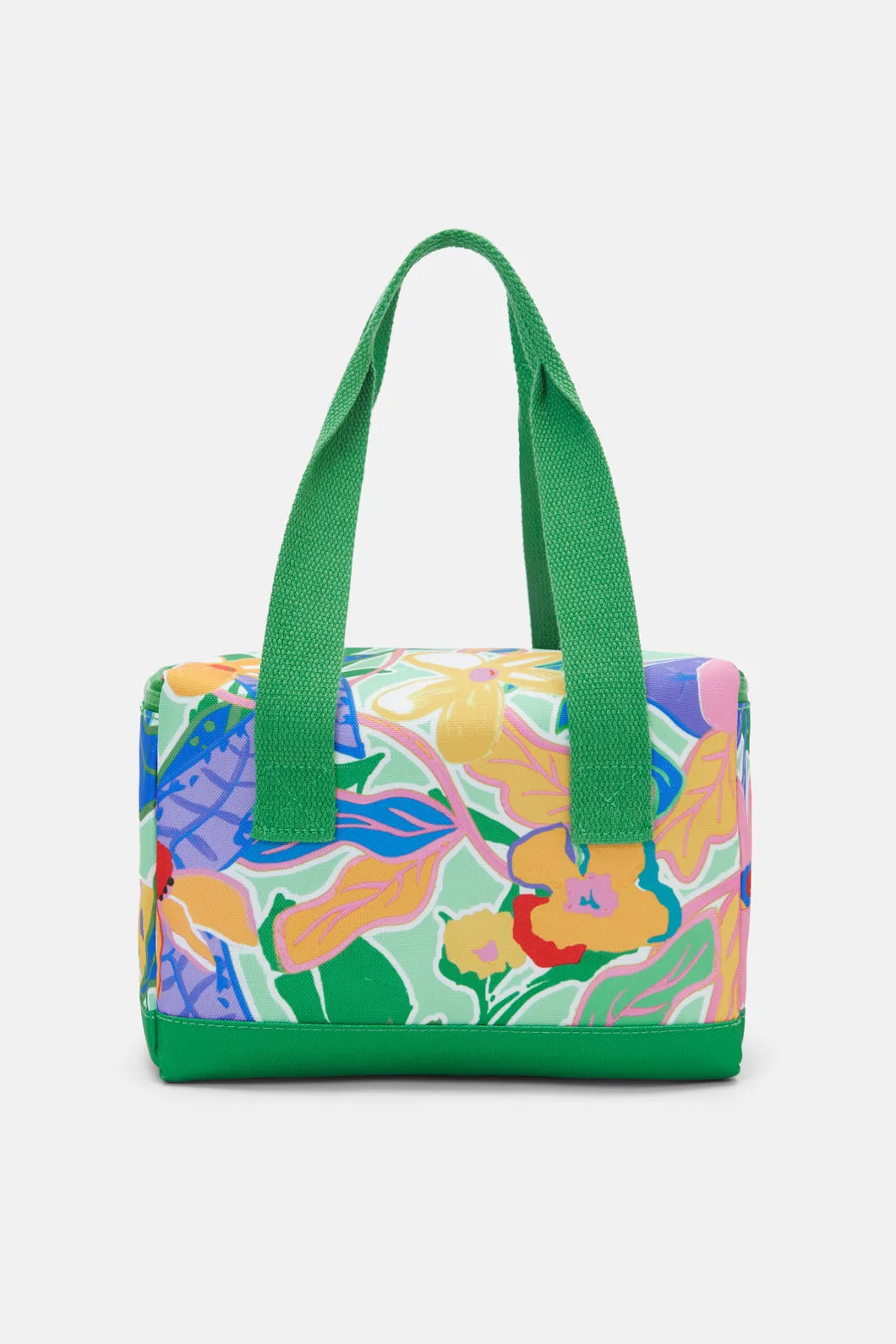 Floweret Green Lunch Bag