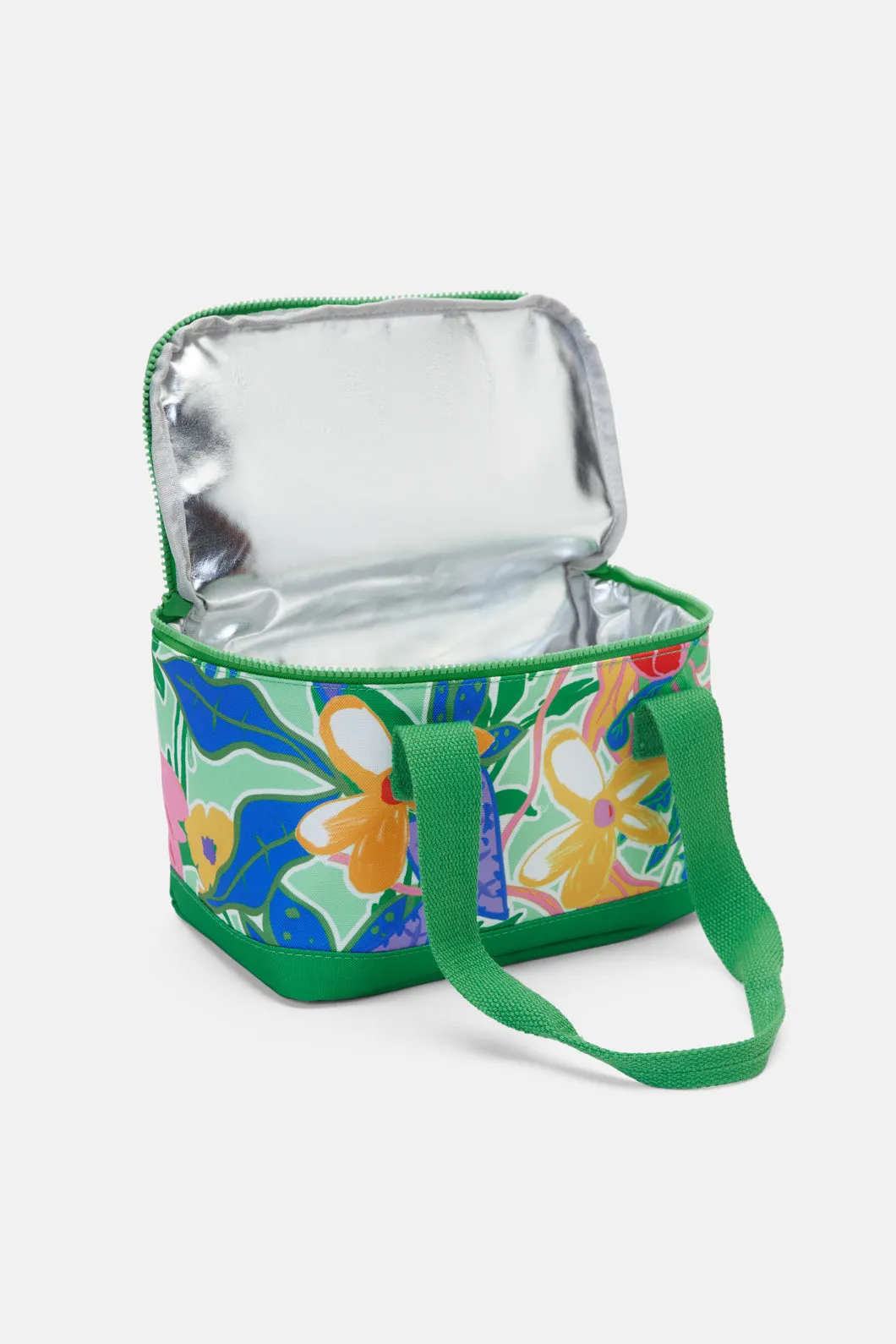 Floweret Green Lunch Bag