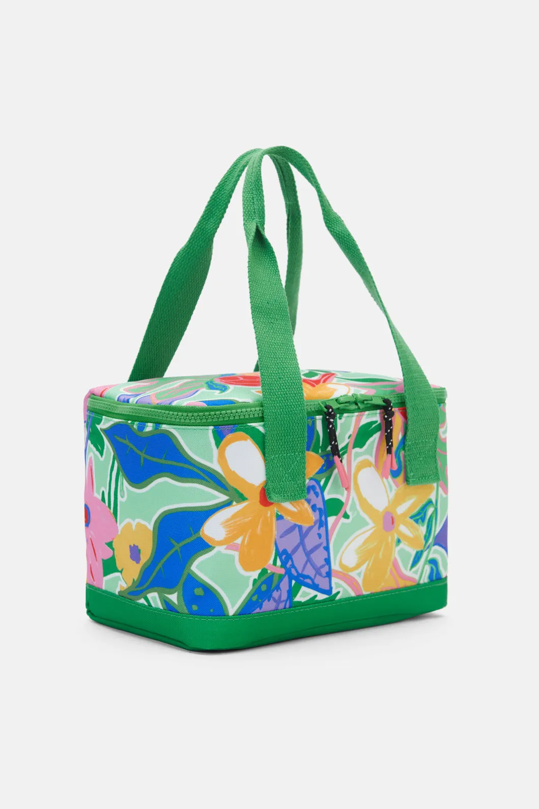 Floweret Green Lunch Bag