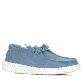 Hey Dude Womens Wendy Stretch Canvas Light Blue