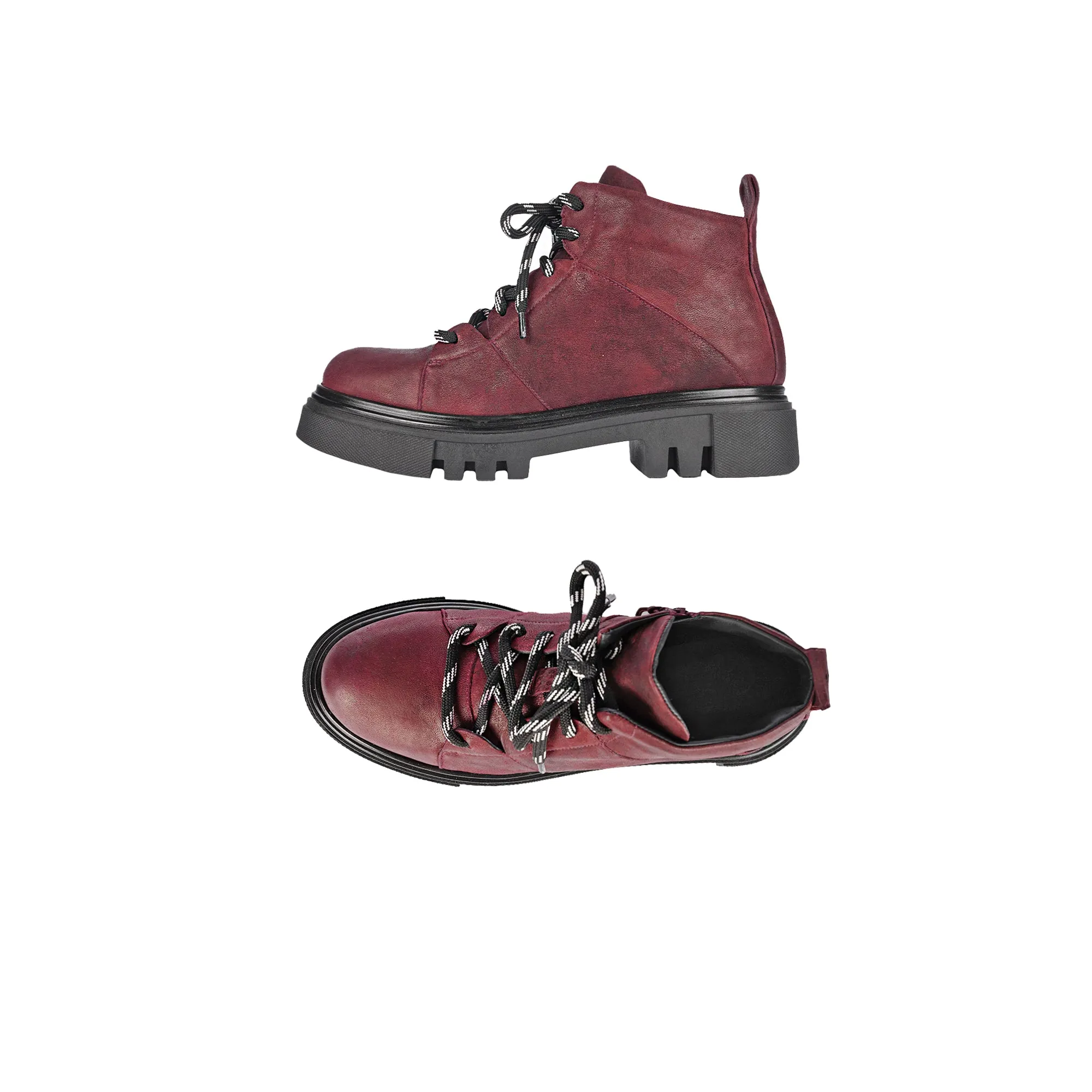 Hiker Boot Grattato Burgundy