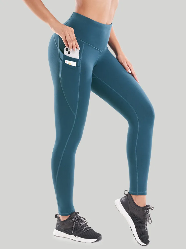 IUGA HeatLab® Fleece Lined Water Resistant Double Pocket Leggings