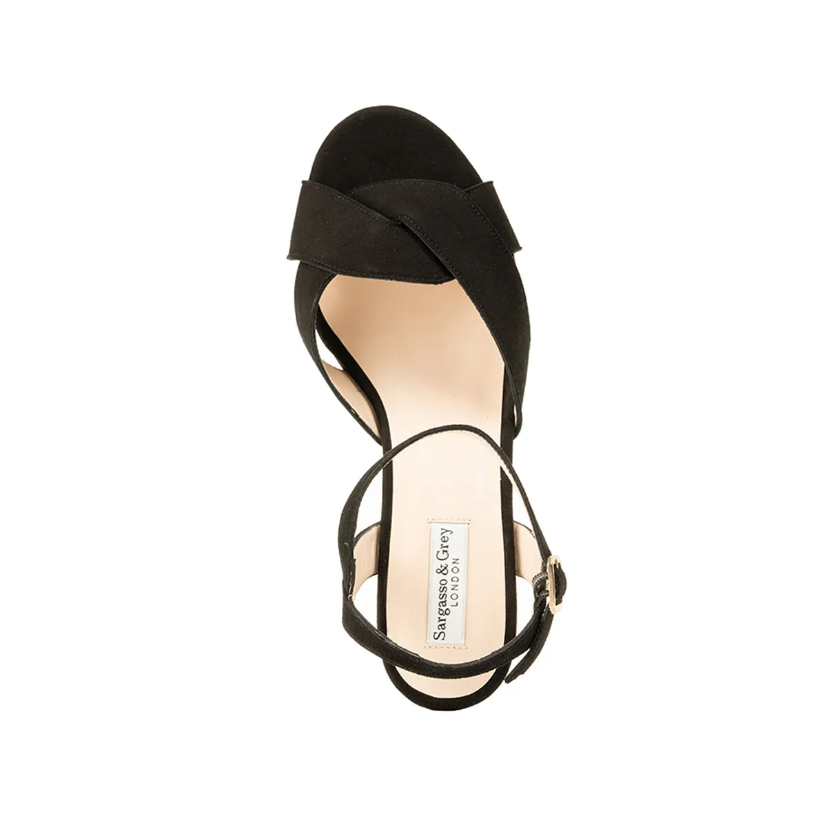 Krista - Extra-Wide Fit Sandal - Black Suede