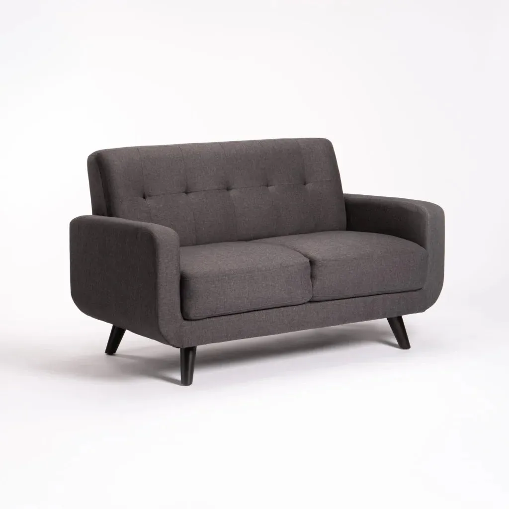 LUNA FABRIC 2 SEATER COUCH