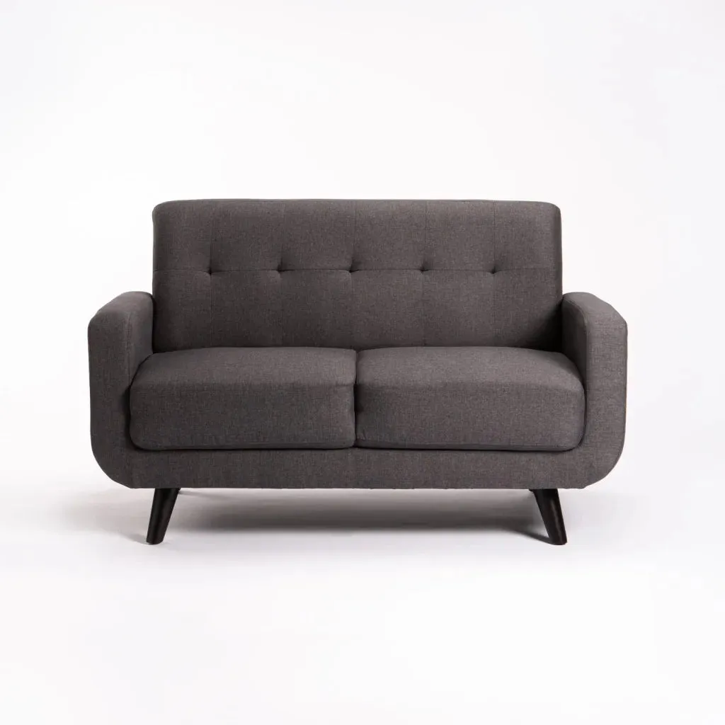 LUNA FABRIC 2 SEATER COUCH