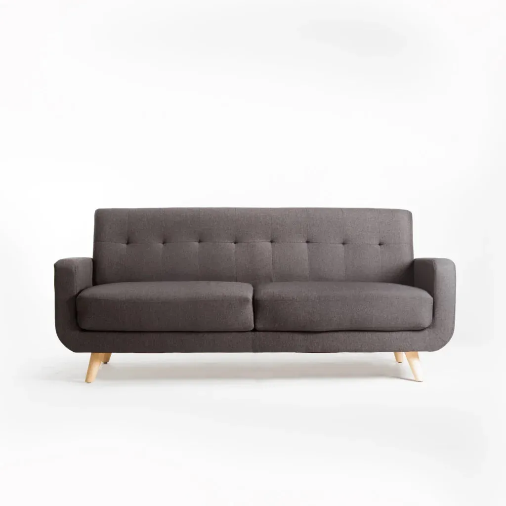 LUNA FABRIC 3 SEATER COUCH