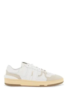 Mesh And Leather Clay Sneakers With