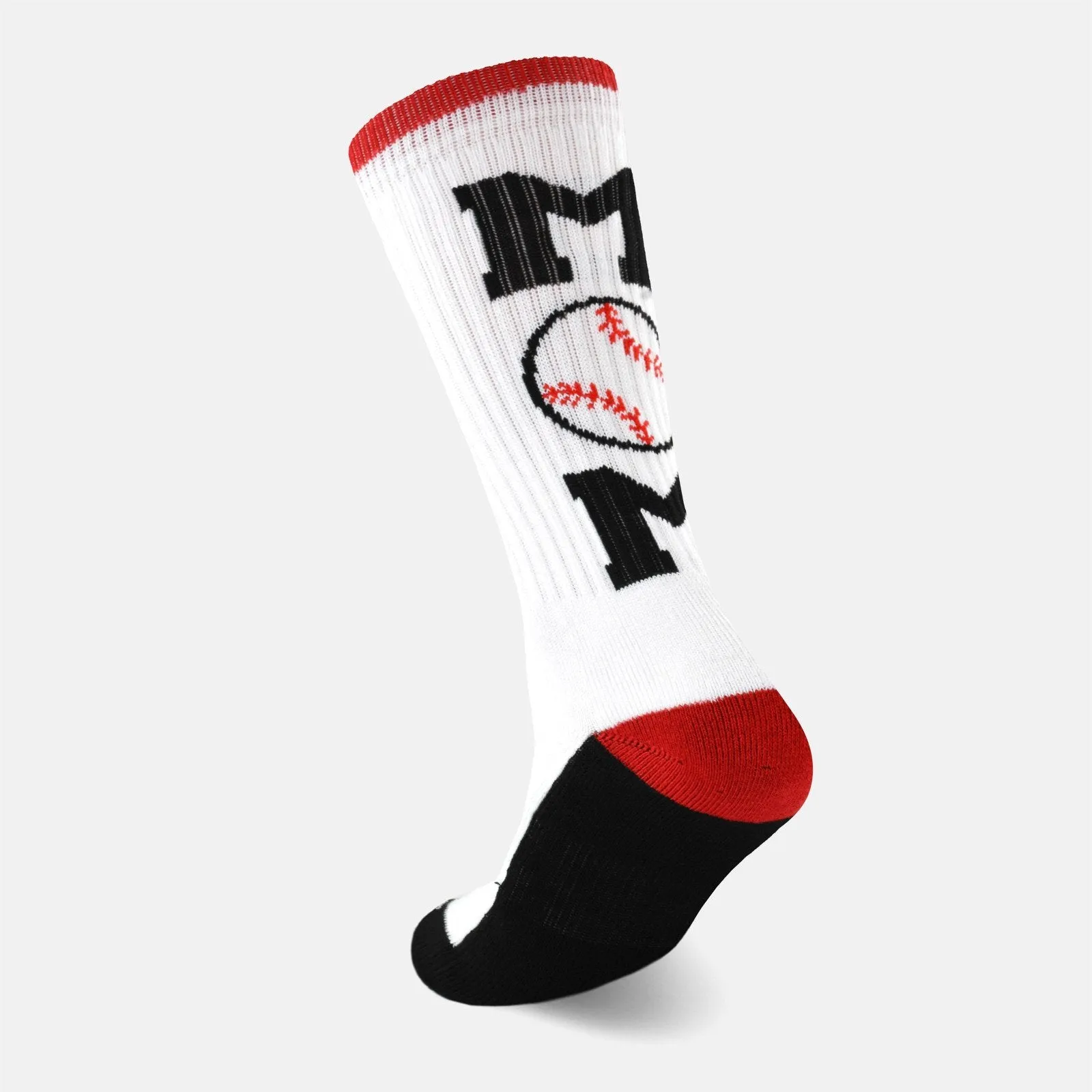 Mom Baseball soft socks