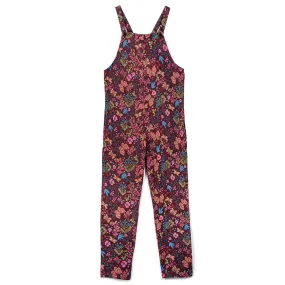 Organic Cotton Stretch Kids Jumpsuit: Flower Child