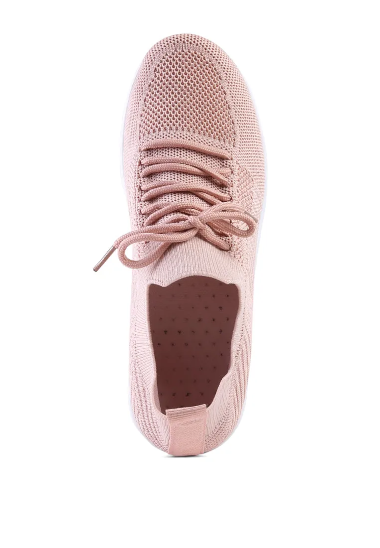 Pologirl Wedge Lace-Up Sneakers