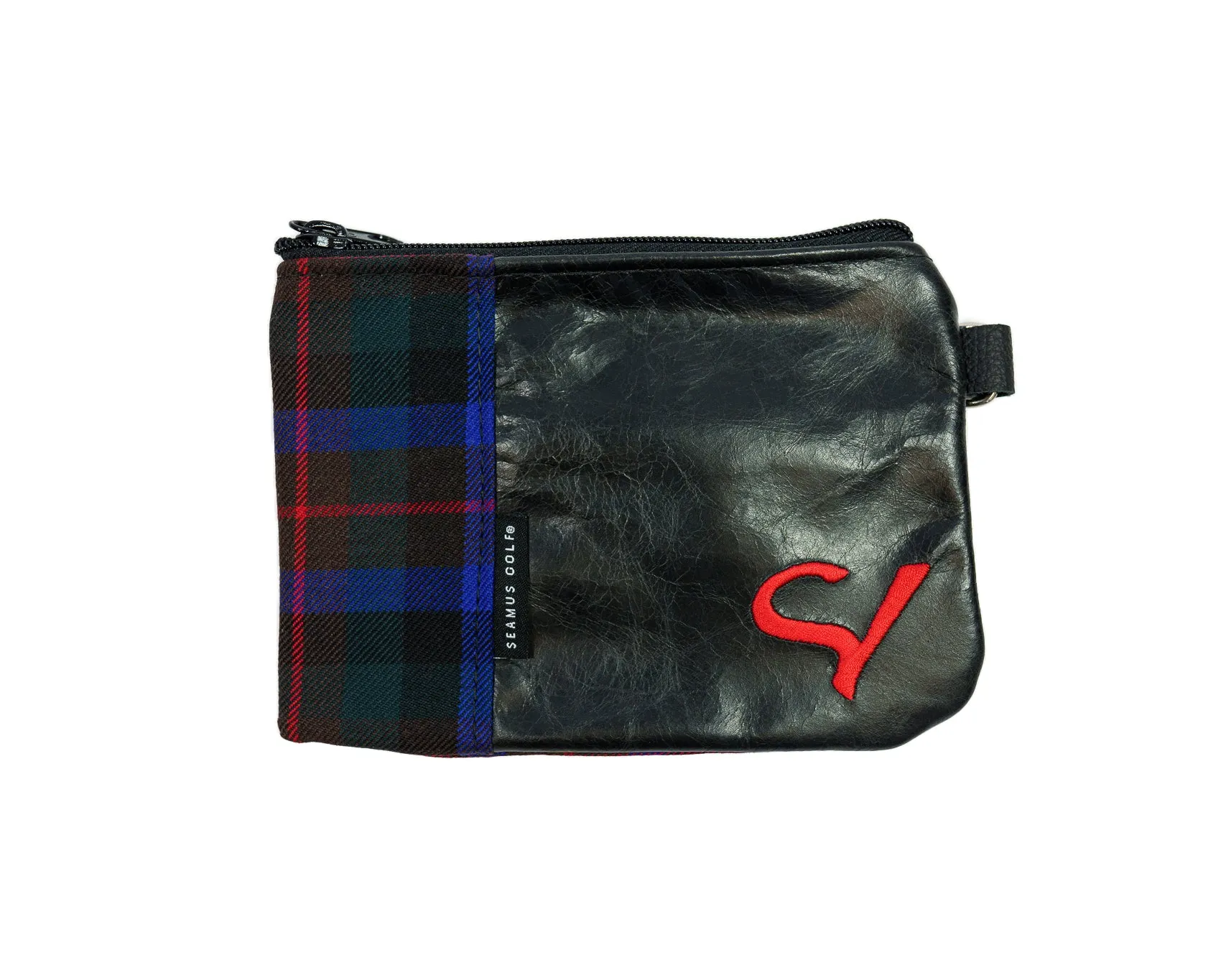 Seamus Golf MacDuff Hunting Modern Tartan Zippered Valuables Pouch