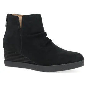 Stephanie Black Waterproof Suede