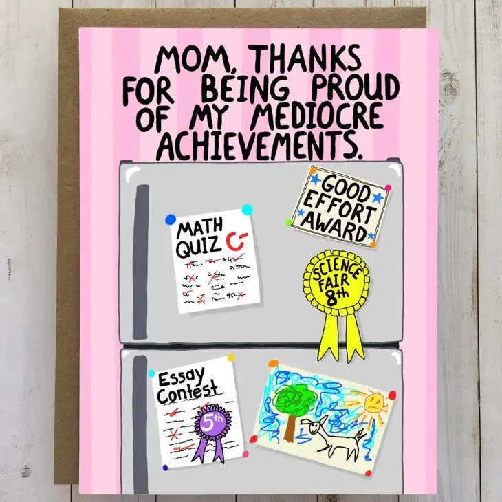 Thanks for Being Proud Mother's Day Card